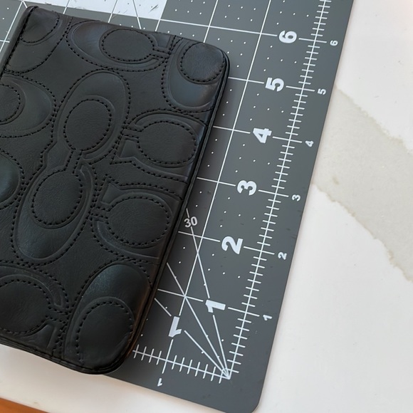 Coach Factory wristlet. Black leather. New with tag. - Picture 5 of 5